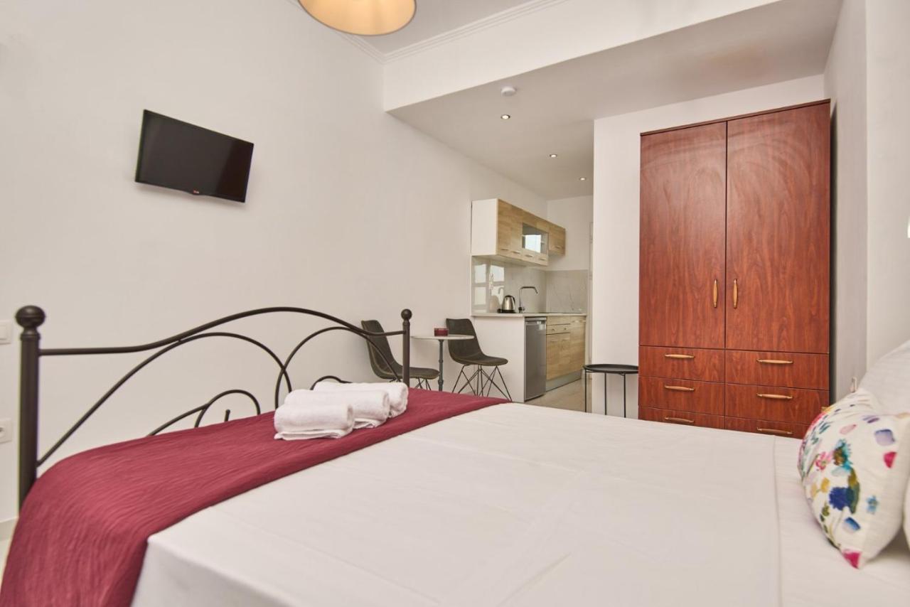 Ostria Apartments Kalamákion Dış mekan fotoğraf