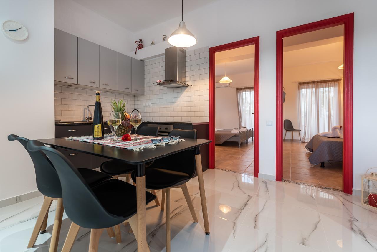 Ostria Apartments Kalamákion Dış mekan fotoğraf
